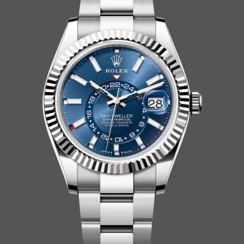 Rolex Sky-Dweller 42 m336934 0005 Stainless Steel Blue Dial Watch (w15326023)