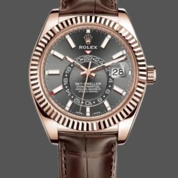 Rolex Sky-Dweller 326135 Dark Rhodium Dial 42MM Mens Watch (w15326038)