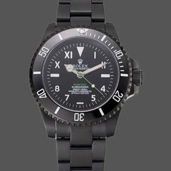 Rolex Submariner PR16233BBL Black Dial Automatic 41mm Mens Watch (w15326129)