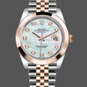 Rolex Datejust 126301 White Mother of Pearl Diamond Dial 41MM Mens Watch (w15326208)