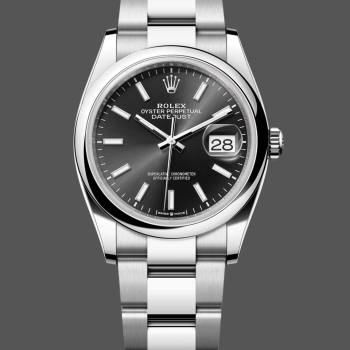 Rolex Datejust 126200 Stainless Steel Black Dial 36MM Unisex Watch (w15326227)