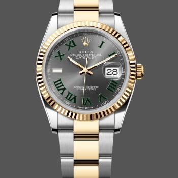 Rolex Datejust 126233 0036 Slate Grey Dial 36MM Unisex Watch (w15326255)