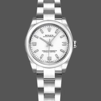 Rolex Oyster Perpetual 176200 Stainless Steel White Dial 26MM Lady Watch (w15326320)