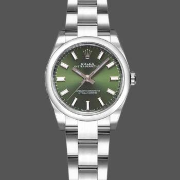 Rolex Oyster Perpetual 176200 Olive Green Dial Oyster Bracelet 26mm Lady Watch (w15326334)