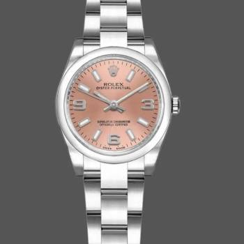 Rolex Oyster Perpetual 176200 Pink Dial Domed Bezel 26MM Lady Watch (w15326337)