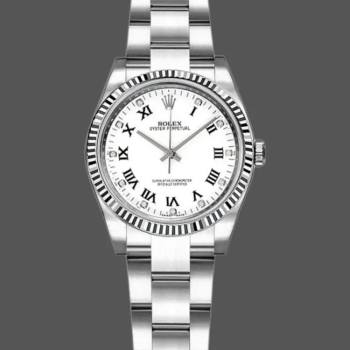 Rolex Oyster Perpetual 176234 White Roman Dial 26mm Lady Watch (w15326339)