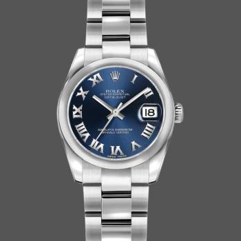 Rolex Datejust 179160 Oyster Bracelet Blue Roman Dial 26MM Lady Watch (w15326370)