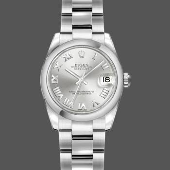 Rolex Datejust 179160 Oyster Bracelet Silver Roman Dial 26MM Lady Watch (w15326376)