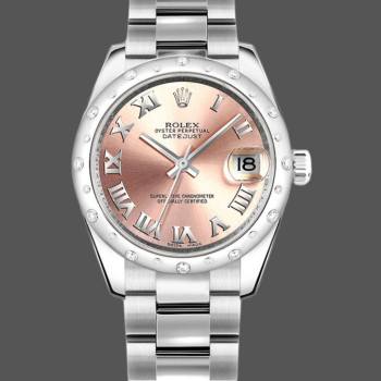 Rolex Datejust 178344 Pink Roman Dial 31MM Lady Watch (w15326377)