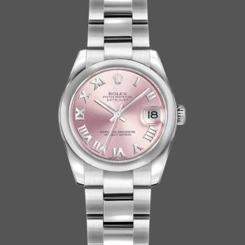 Rolex Datejust 179160 Oyster Bracelet Pink Roman Dial 26MM Lady Watch (w15326384)