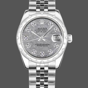 Rolex Datejust 178344 Meteorite Grey Dial 31MM Lady Watch (w15326393)