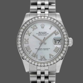 Rolex Datejust 178384 White Mother of pearl Dial 31MM Lady Watch (w15326398)