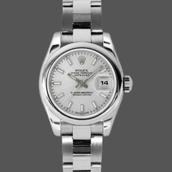 Rolex Datejust 179160 Domed Bezel Silver Index Dial 26MM Lady Watch (w15326400)