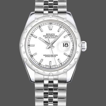 Rolex Datejust 178344 White Dial Stainless Steel 31MM Lady Watch (w15326404)