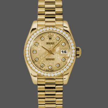 Rolex Datejust 179138 Champagne Jubilee Dial 26MM Lady Watch (w15326433)