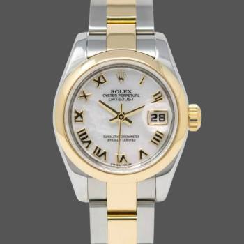 Rolex Datejust 179163 Mother of Pearl Roman Dial 26MM Lady Watch (w15326436)