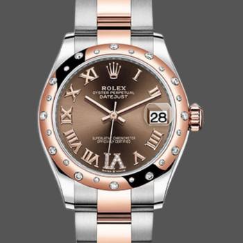 Rolex Datejust 178341 Chocolate Brown Roman Numeral Dial 31MM Lady Watch (w15326450)