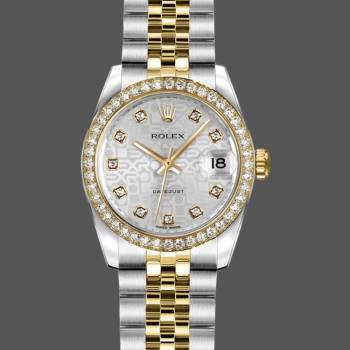 Rolex Datejust 179383 Silver Jubilee Dial 26MM Lady Watch (w15326582)