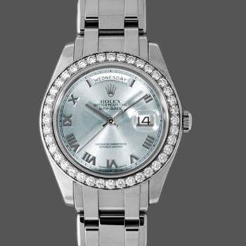 Rolex Day-Date 18946 Ice Blue Roman Dial Special Edition 39MM Mens Watch (w15326636)