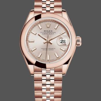 Rolex Datejust 279165 Sundust Index Dial Domed Bezel 28mm Lady Watch (w15326660)