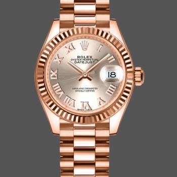 Rolex Datejust 279175 Sundust Roman Numeral Dial Fluted Bezel 28mm Lady Watch (w15326671)