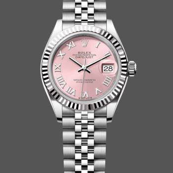 Rolex Datejust 279174 Stainless Steel Pink Roman Dial 28mm Lady Watch (w15326676)