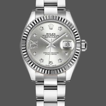 Rolex Datejust 279174 Stainless Steel Silver Diamond Dial 28mm Lady Watch (w15326706)