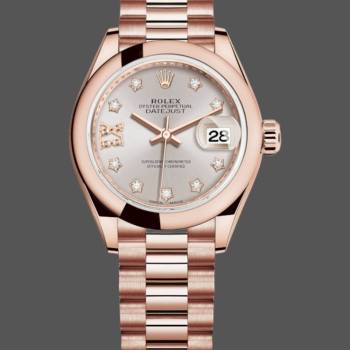 Rolex Datejust 279165 Sundust Diamonds Dial Domed Bezel 28mm Lady Watch (w15326752)