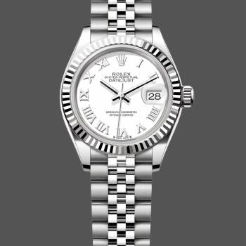 Rolex Datejust 279174 Stainless Steel Silver Roman Numeral Dial 28mm Lady Watch (w15326754)