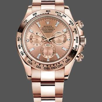 Rolex Daytona m116505 Everose Gold Sundust Pink Dial 40MM Mens Watch (w15326759)