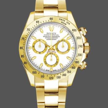 Rolex Cosmograph Daytona 116528 White Index Dial 40MM Mens Watch (w15326779)
