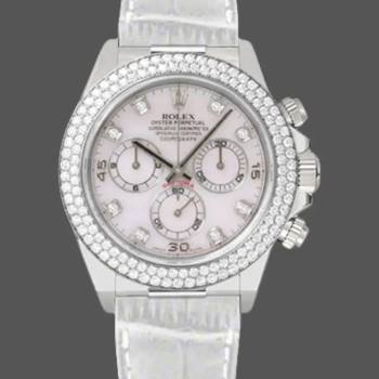 Rolex Cosmograph Daytona 116589 White MOP Diamond Dial 40MM Mens Watch (w15326786)