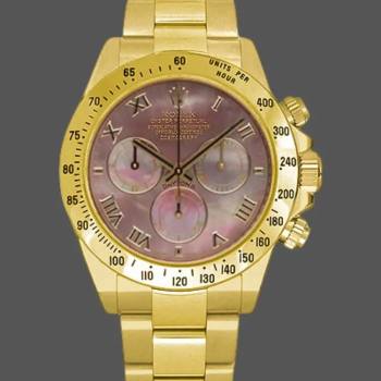Rolex Cosmograph Daytona 116528 Black MOP Roman Dial 40MM Mens Watch (w15326796)