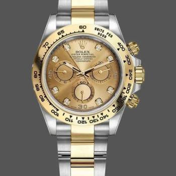 Rolex Cosmograph Daytona 116503 Yellow Gold Champagne Diamond Dial 40MM Mens Watch (w15326808)