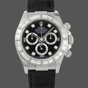 Rolex Cosmograph Daytona 116589 Black Diamond Dial 40MM Mens Watch (w15326822)
