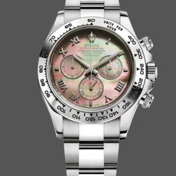 Rolex Cosmograph Daytona 116509 Black Mother of Pearl Dial 40MM Mens Watch (w15326829)