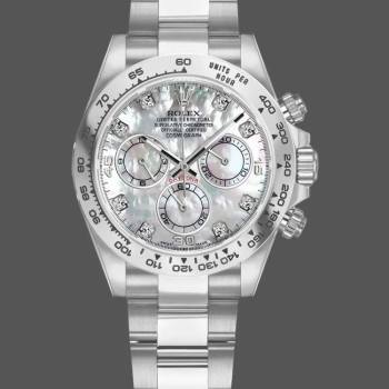Rolex Cosmograph Daytona 116509 White Mother of Pearl Dial 40MM Mens Watch (w15326835)