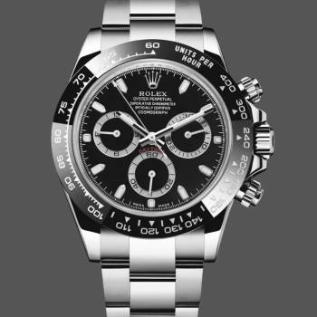 Rolex Daytona 116520 Stainless Steel Case Black Dial 40MM Mens Watch (w15326840)