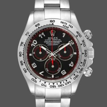 Rolex Cosmograph Daytona 116509 Black Arabic Dial White Gold 40MM Mens Watch (w15326846)