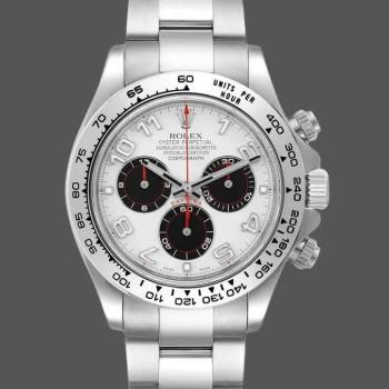 Rolex Cosmograph Daytona 116509 White Arabic Dial White Gold 40MM Mens Watch (w15326853)