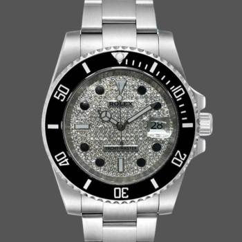 Rolex Yacht-Master 116695 Stainless Steel Diamond Paved Dial 40MM Mens Watch (w15326857)