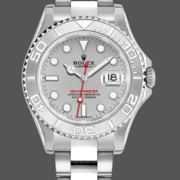 Rolex Yacht Master 16622 Silver Dial 40mm Mens Ratch (w15326865)