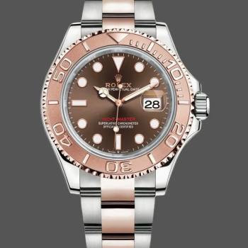 Rolex Yacht Master II 116621 Chocolate Dial Rose Gold 40mm Mens Watch (w15326871)