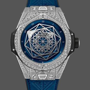 Hublot Big Bang Sang Bleu Titanium 415.NX.7179.VR.1704.MXM18 45mm (w16337035)