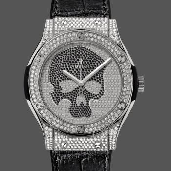 Hublot Classic Fusion Skull Titanium Full Pave 511.NX.9000.LR.1704.SKULL 45mm (w16580582)