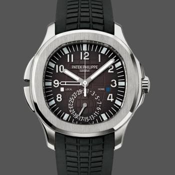 Patek Philippe Aquanaut 5164A 001 Stainless Steel Dual Time 40mm Mens Watch (w16920112)