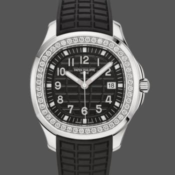 Patek Philippe Aquanaut 5267 200A 001 Black Dial Diamond Bezel Watch (w16923880)