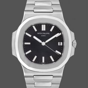 Patek Philippe Nautilus 5711 1A Black Dial 40mm Mens Watch (w17128773)