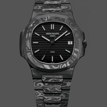 Patek Philippe Nautilus Carbon Fiber Case Black Dial 5711 40MM Watch (w17171892)