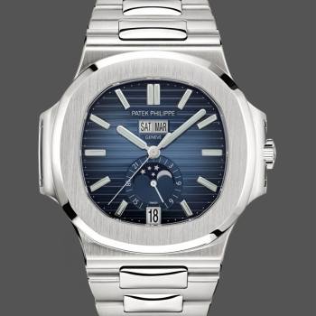 Patek Philippe Nautilus 5726 1A 001 40.5mm Stainless Steel Blue Dial Watch (w17173409)